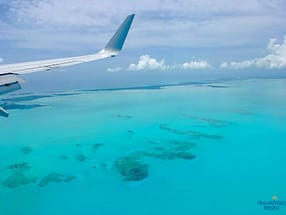 Carribean Sea from Plane