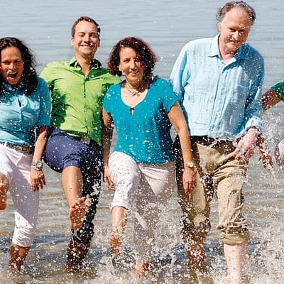 Das Team von Trauminselreisen im Ammersee bei Herrsching